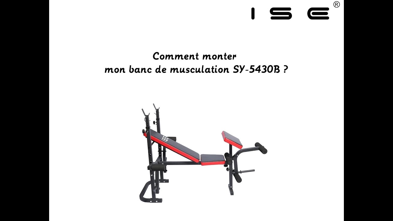ISE - Montage du banc de musculation SY-5430B