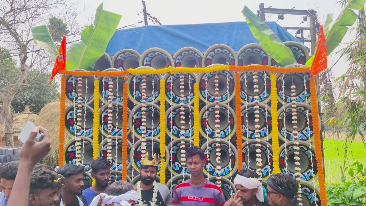 দলবল নিয়ে এসেছিস Rockstar sound কে হারাতে নতুন ডায়লগ বাজিয়ে রোডশো করছে//Rockstar sound roadshow