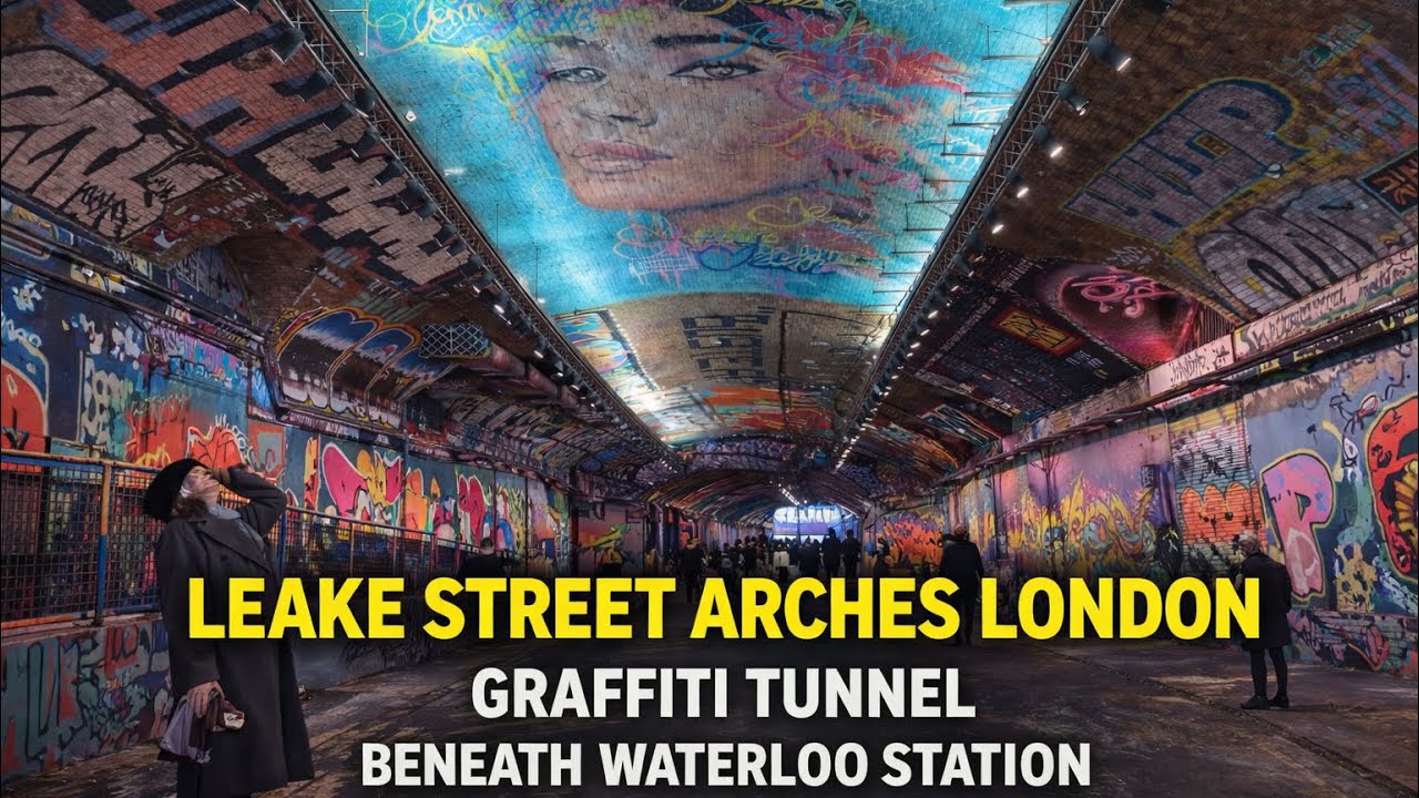 Leake Street Arches London | Graffiti Tunnel Beneath Waterloo Station
