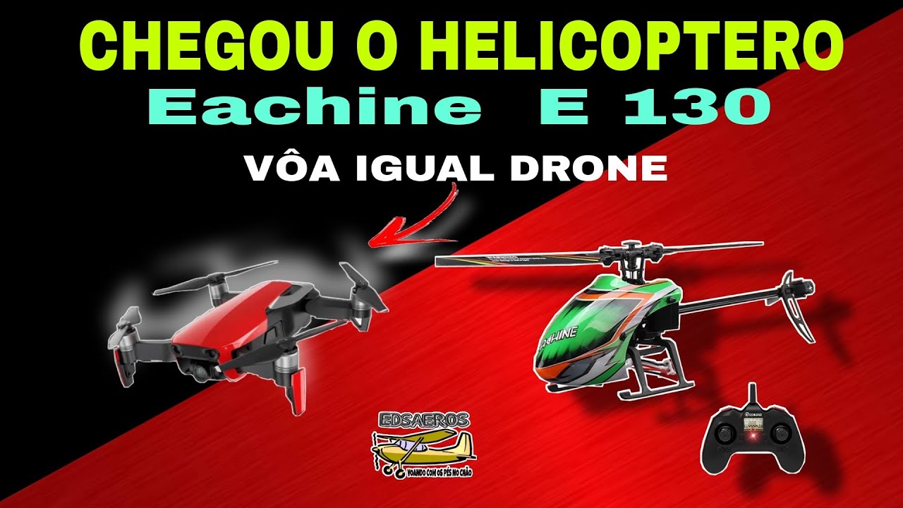 HELICÓPTERO E 130 VÔA IGUAL DRONE (CONFIRAM)