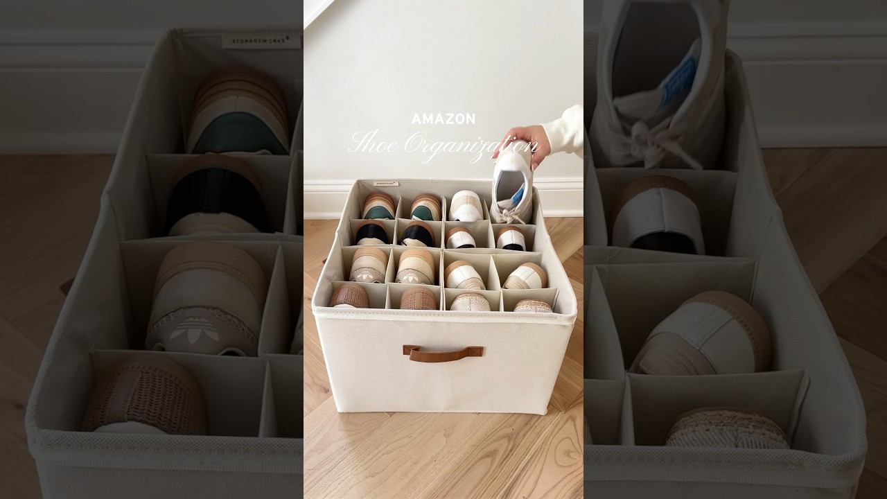 Этот органайзер для обуви Amazon 😍 #amazonfinds #amazonfavorites #organization #adidas #sneakers