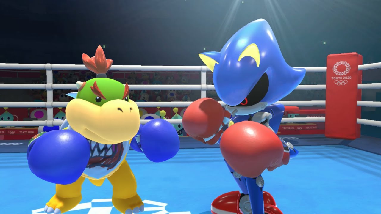 Boxing Hard Gameplay Mario & Sonic At The Olympic Games Tokyo  2020 Bowser Jr VS Metal Sonic +++ Wal