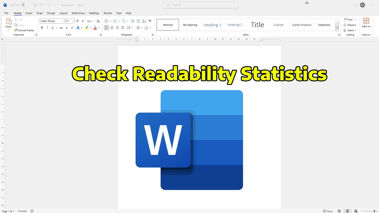 How To Check Readability Statistics in Microsoft Word