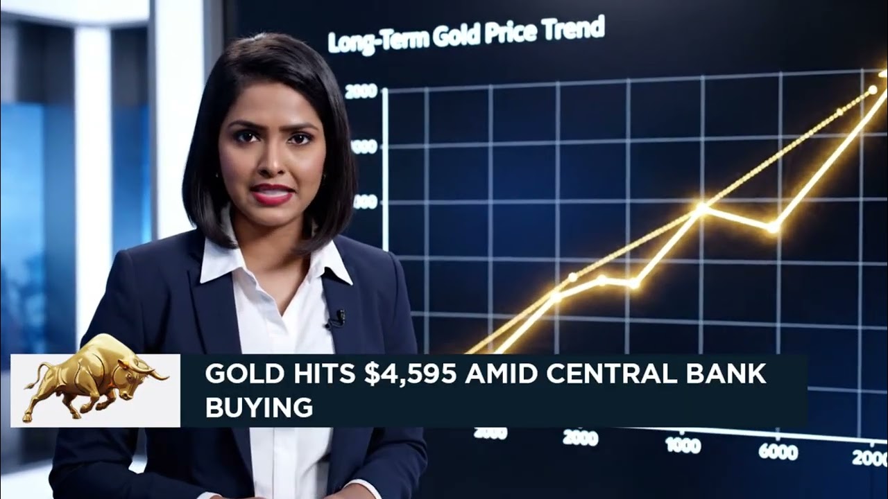 Gold Hits $4,595 Amid Central Bank Buying | Institutional Demand Drives Record Gold Highs
