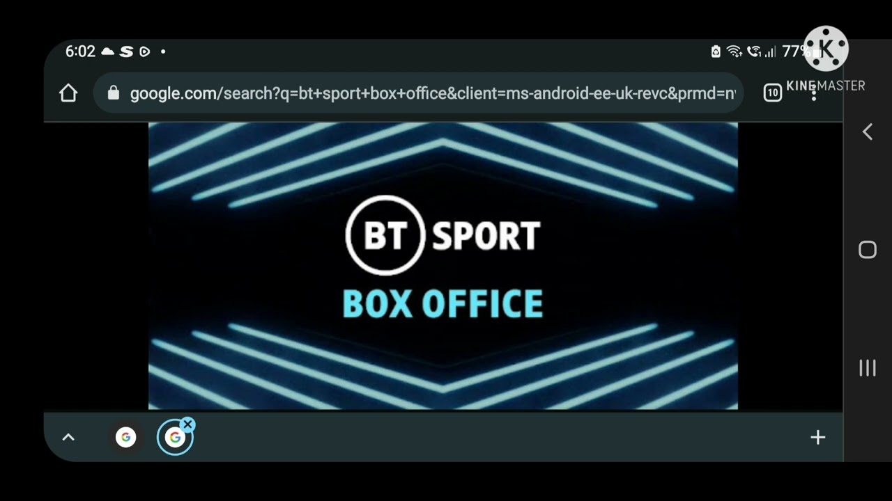 BT Sport Box Office music (2018 - 2023)
