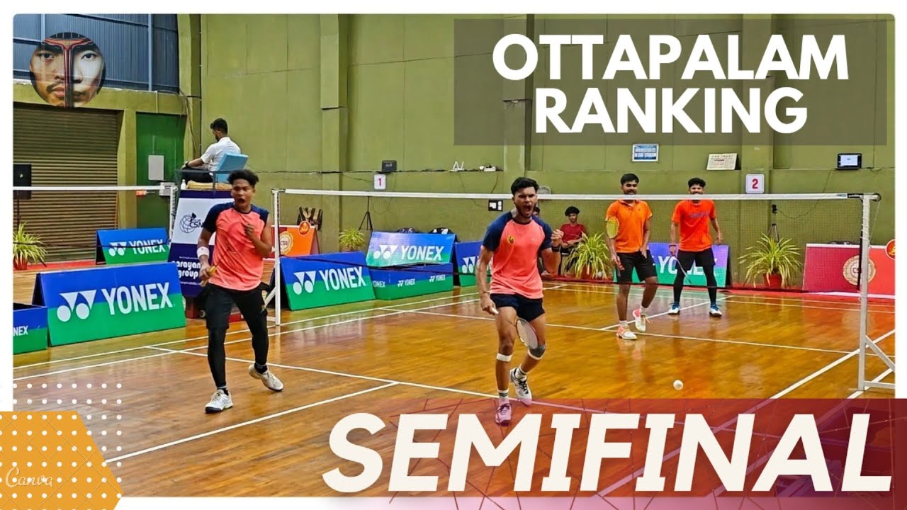 ADHIN/KAMAL VS VISHNU/ARVIND:KPS MENON MEMORIAL SENIOR RANKING TOURNAMENT OTTAPALAM 2024