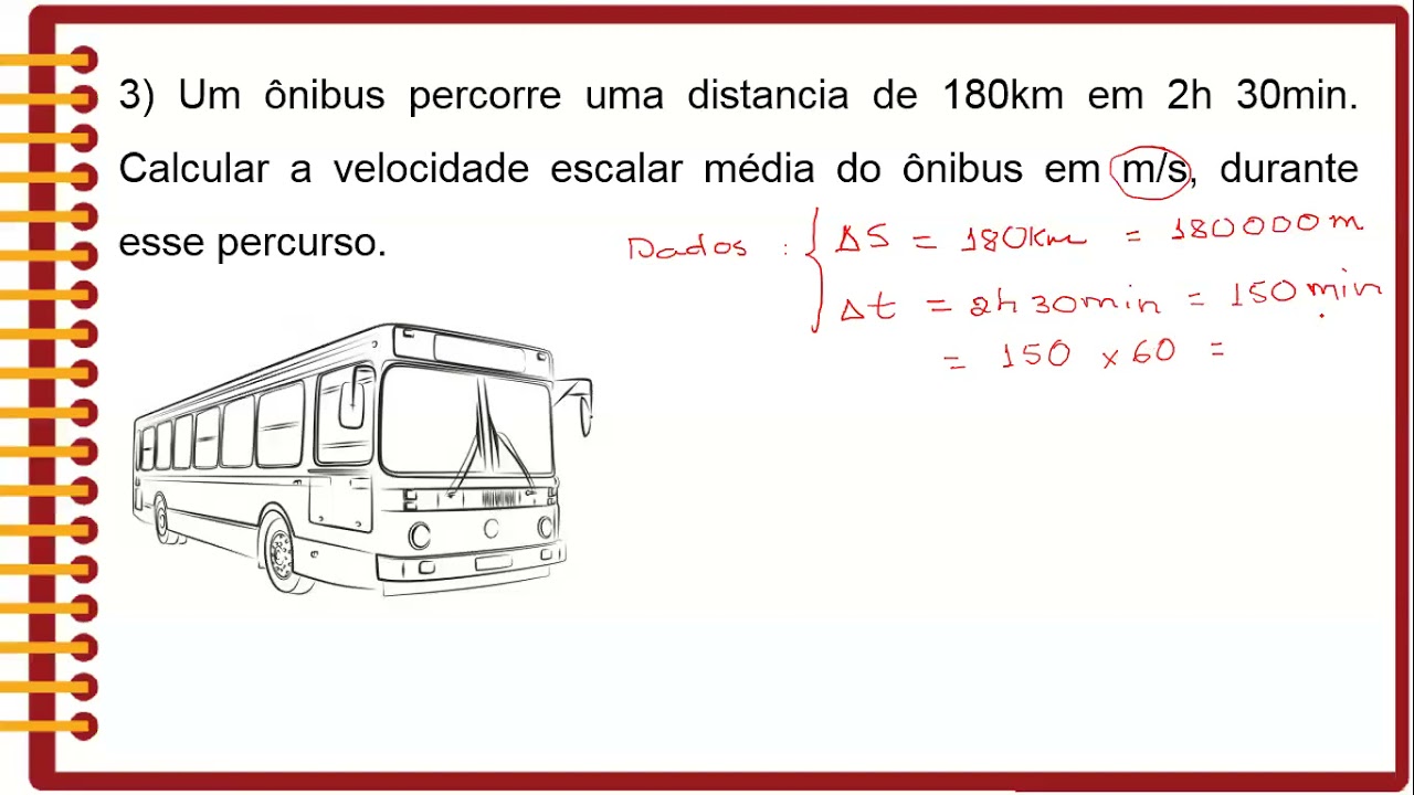 Exercício Resolvido Velocidade Média 03