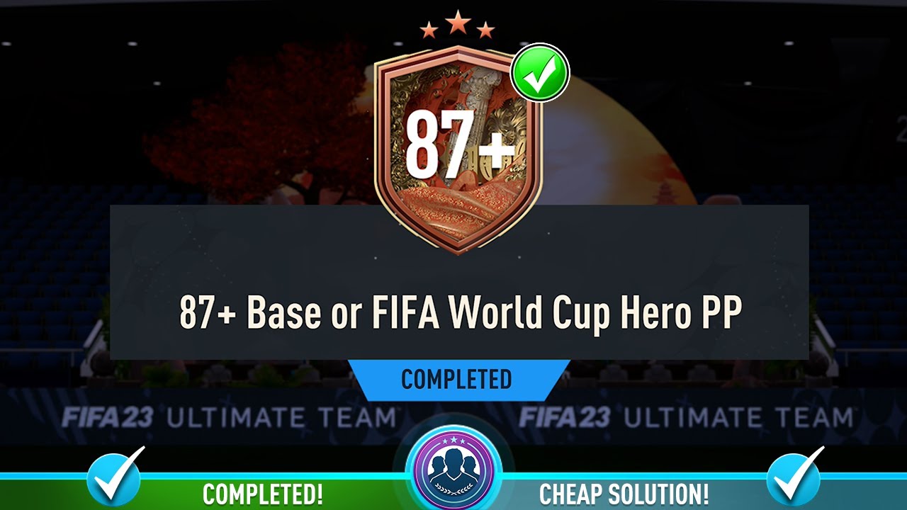 NEW 87+ Base or Fifa World Cup Hero Player Pick Opened  - Cheapest Solution & Tips - Fifa 23