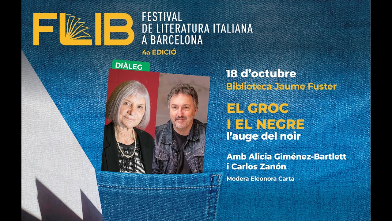 FLIB 2025. El groc i el negre: l'auge del Noir. Amb Alicia Giménez-Bartlett i Carlos Zanón