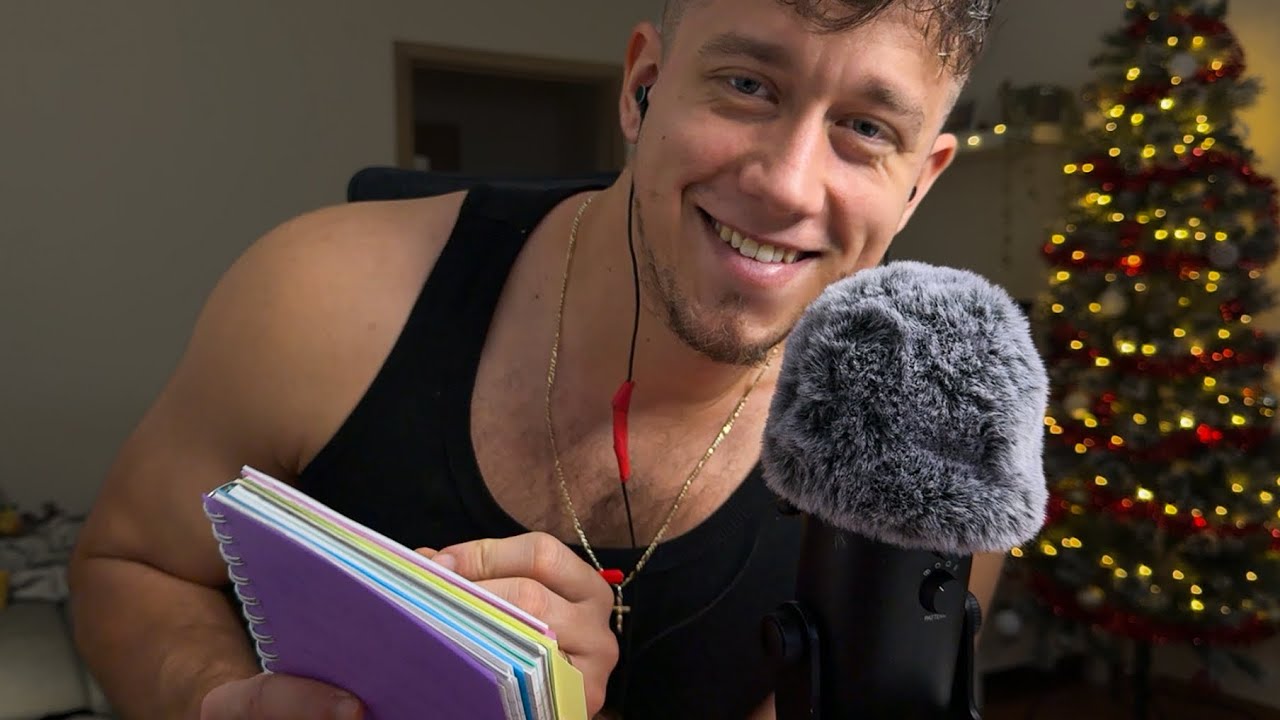 ASMR Drawing You while being secretly in love with you | Male Personal Attention