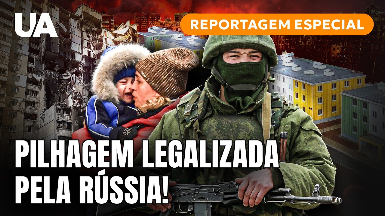 Política de SAQUE: Rússia legaliza a PILHAGEM nos TERRITÓRIOS OCUPADOS | Reportagem especial