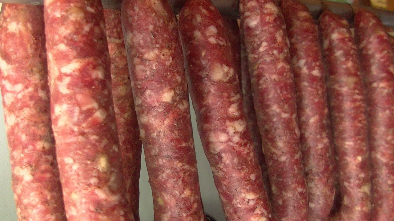 Droge Worst air-dryd Dutch sausage Video Recipe littleGasthaus