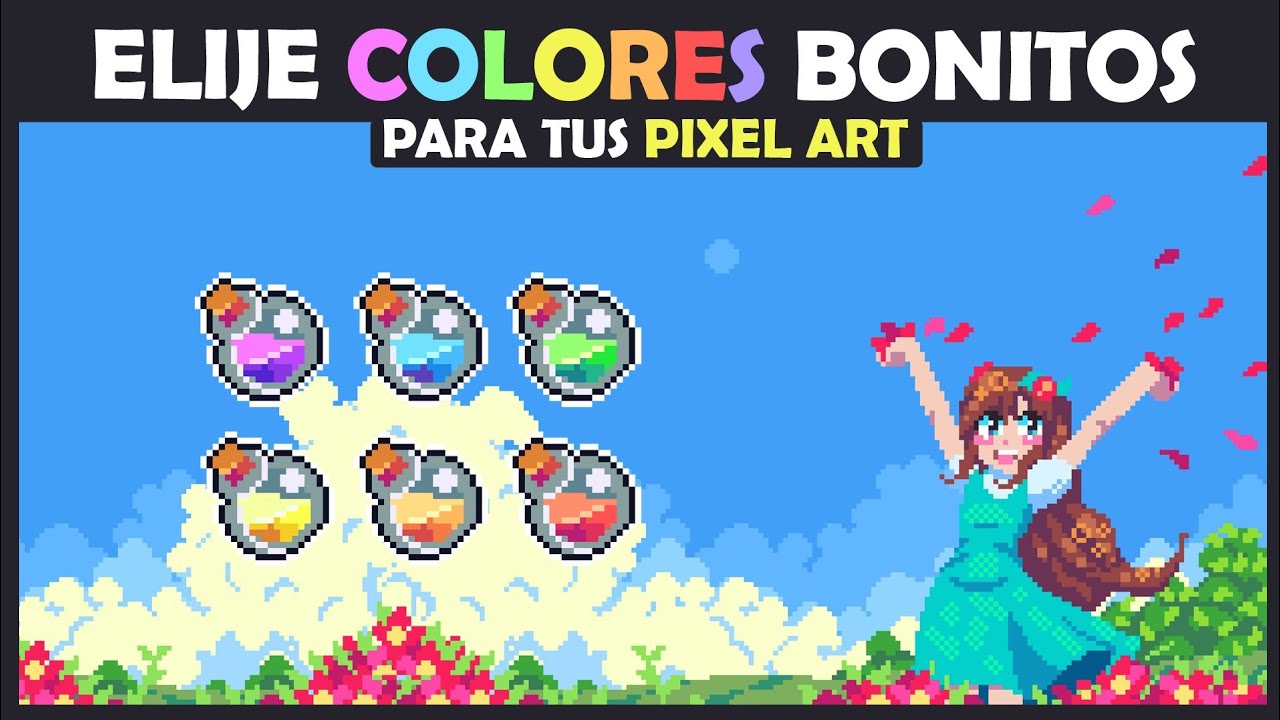 Cómo elegir Colores Bonitos para Pixel Art 🌈