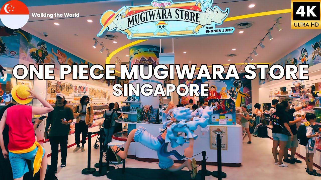 NEW One Piece Mugiwara Store Singapore FULL Tour | Jewel Changi Airport [4K]