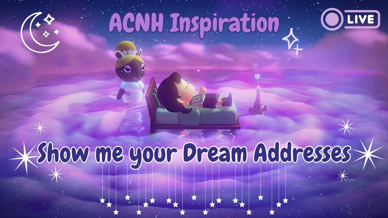 ACNH Dream Address Tours | Live Stream