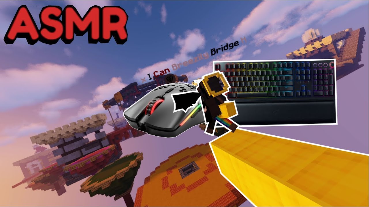 BREEZILY BRIDGING In Bedwars 30 CPS - Keyboard and Mouse Sounds