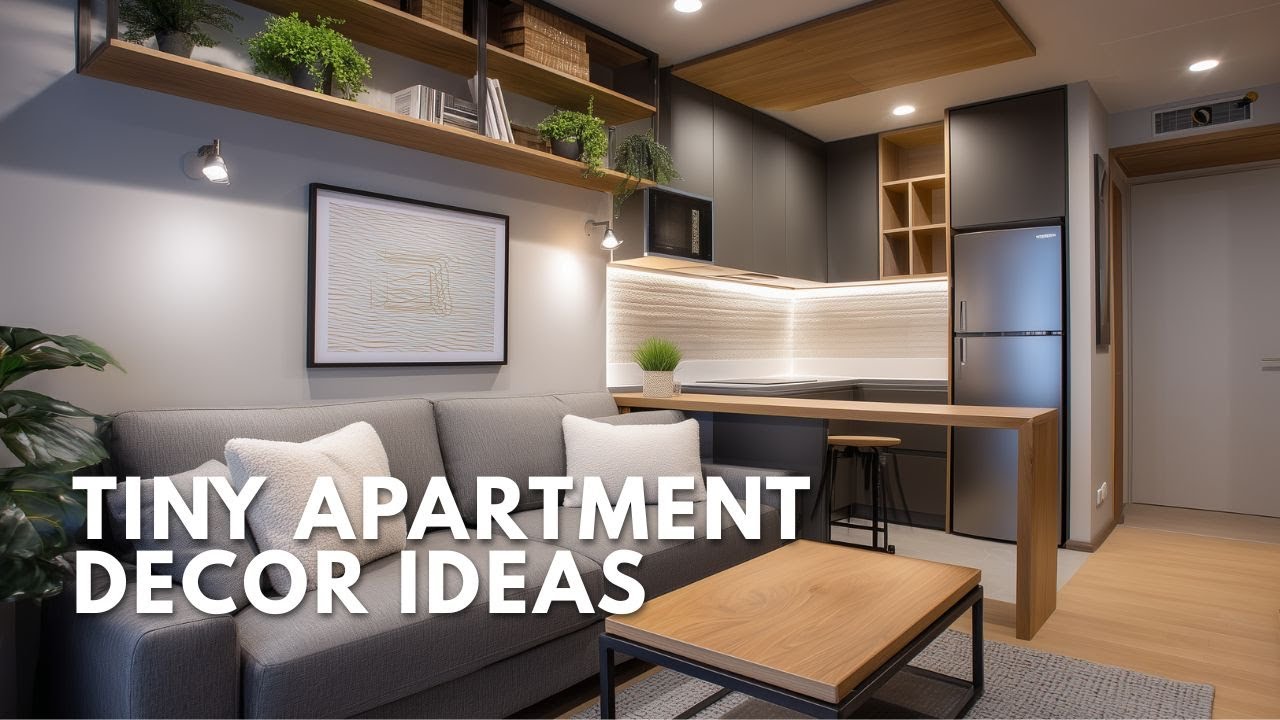 Tiny Apartment Decor Ideas That Maximize Space With Smart Storage and Modern Design