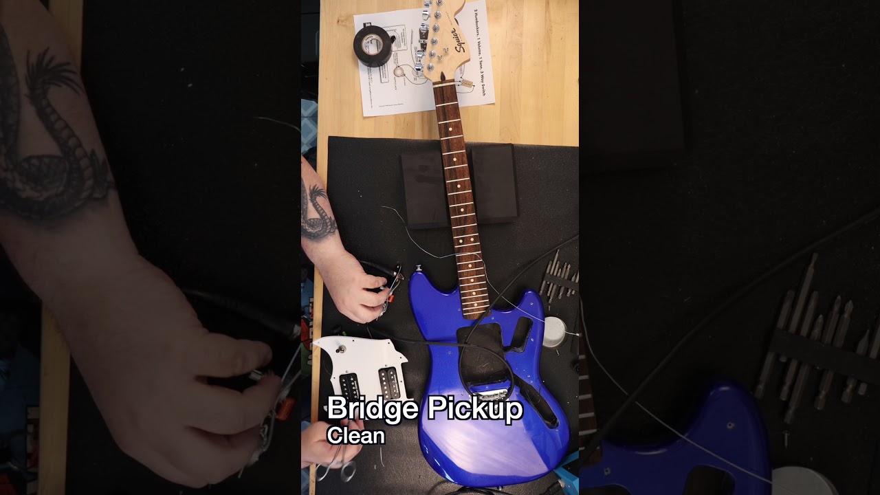My Blue Demon - Squier Bullet Mustang HH Electric Guitar Imperial Blue #fender #fendersquier