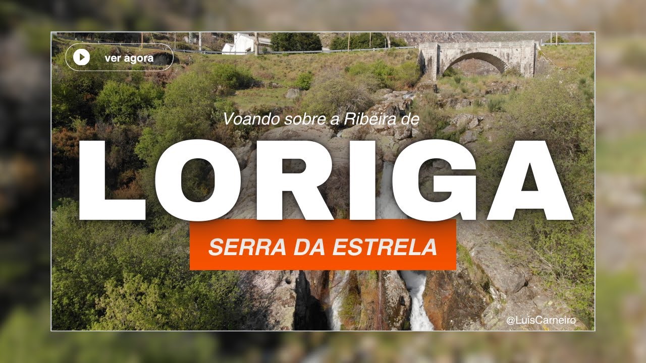 Voando sobre a Ribeira de Loriga - Serra da Estrela