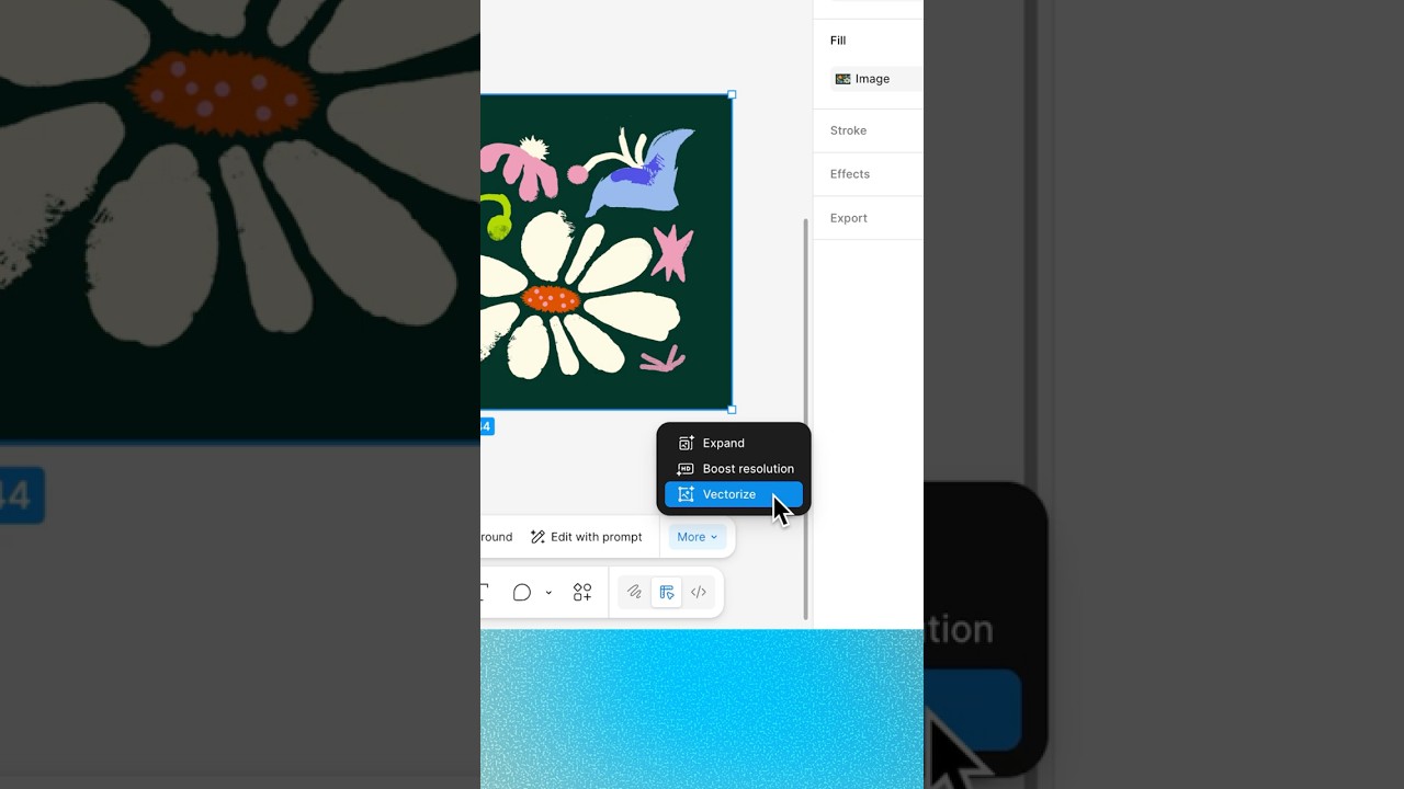 Превратите любое изображение в векторный формат в Figma Design and Draw.