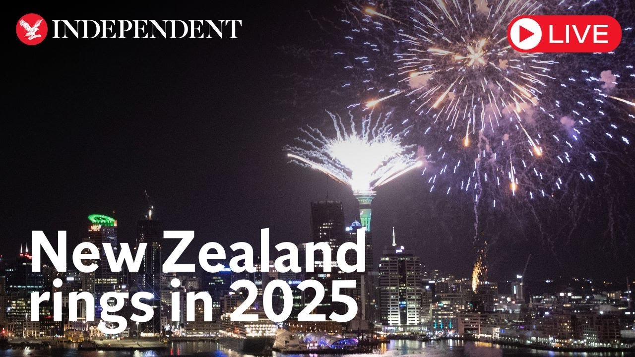 Live: New Zealand rings in 2025 with spectacular New Year's Eve fireworks