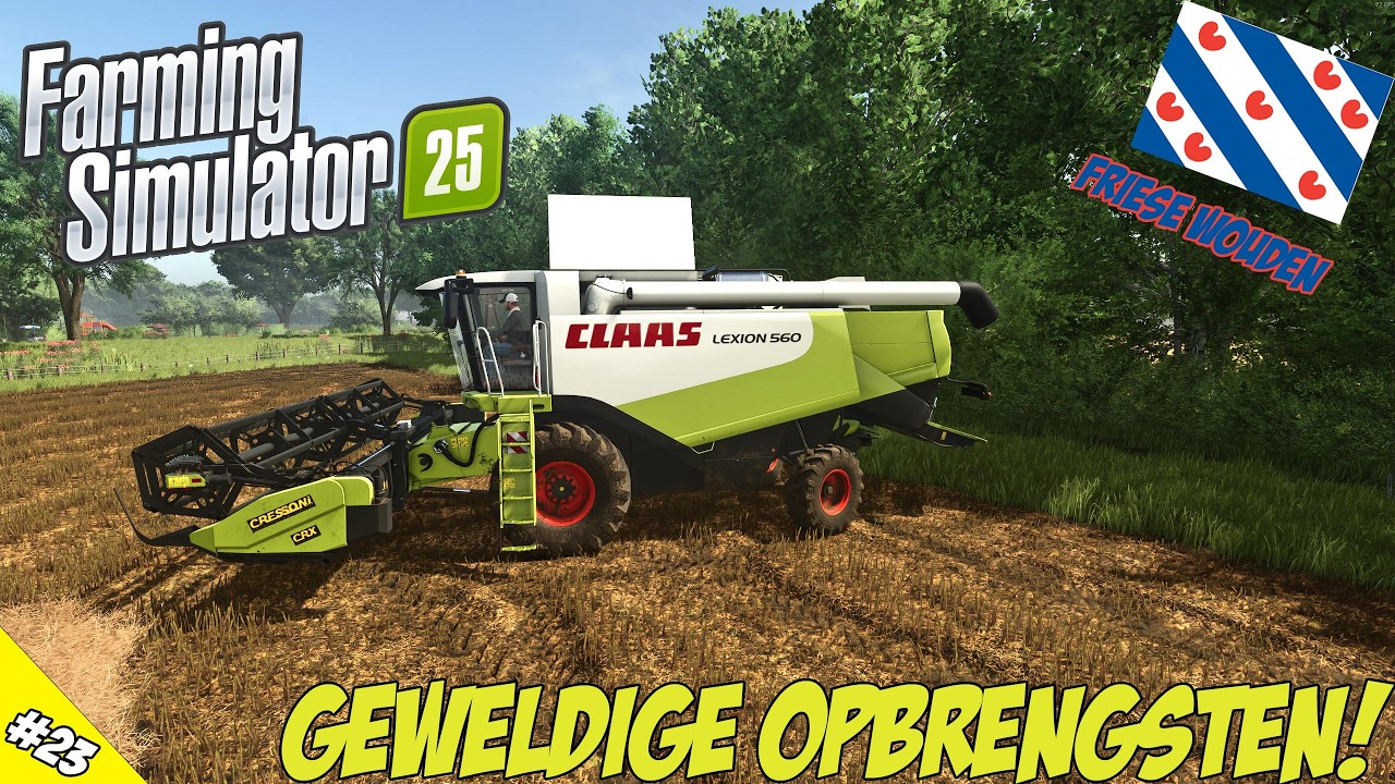 'GEWELDIGE OPBRENGSTEN!' Farming Simulator 25 Friese Wouden #23