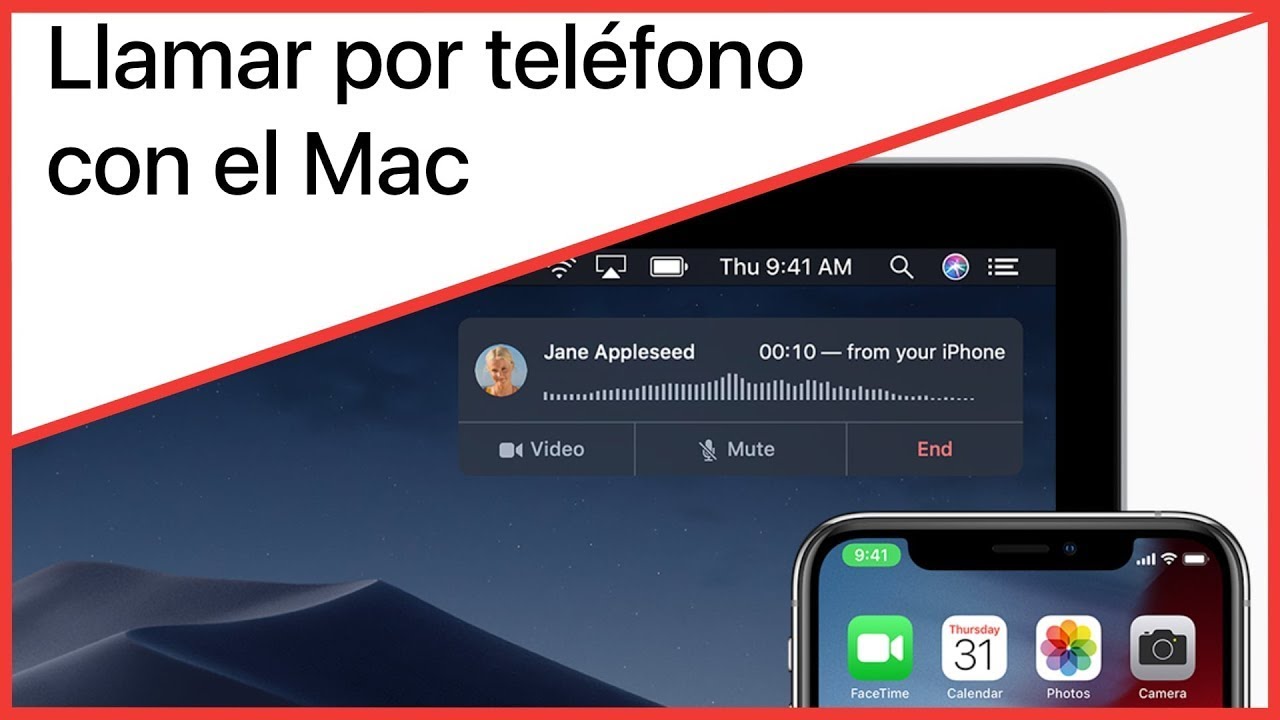 &iquest;C&oacute;mo hacer una llamada de tel&eacute;fono desde el Mac?