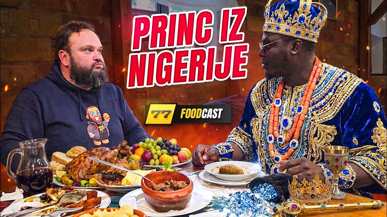 PRINC iz NIGERIJE DOŠAO da MI SE ODUŽI za NOVČANU POMOĆ KADA JE BILO GUSTO !!! FoodCast 76