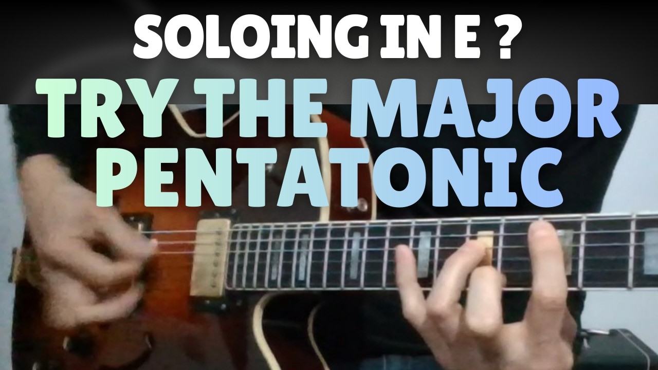 How to Solo Over a 12 Bar Blues in E (Major Pentatonic Guitar Lesson)