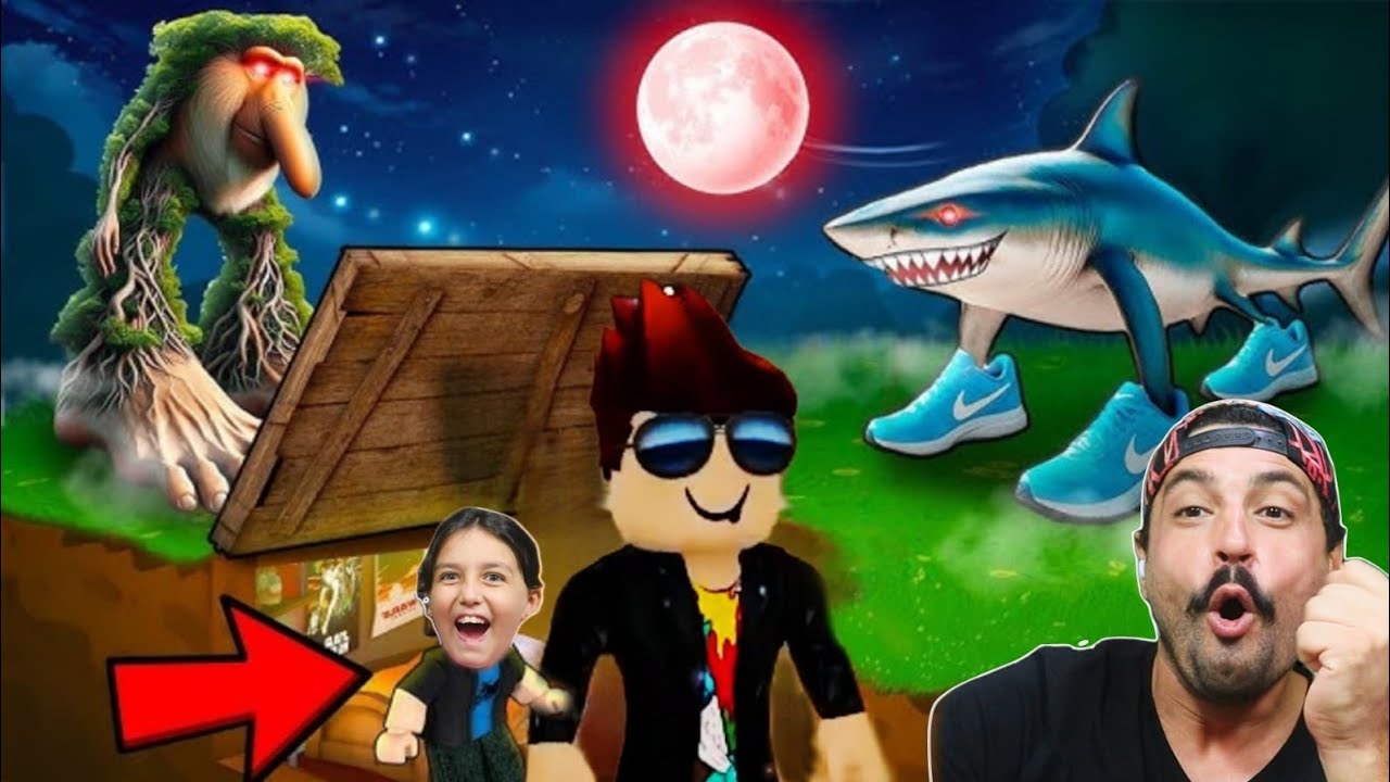 KORKU DOLU BİR GECEDE SIĞINAKTA HAYATTA KALMA 😨 ROBLOX Dangerous Night Furnish The Bunker