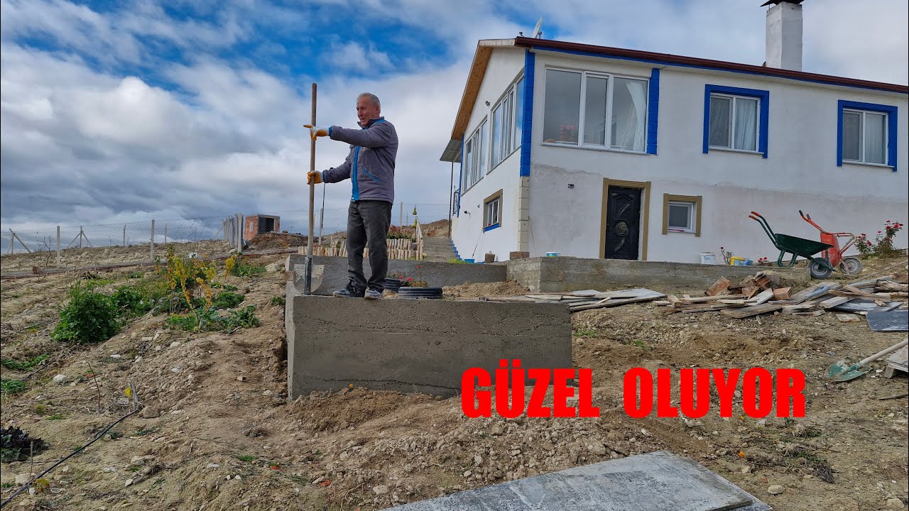 KÖYDE YAŞAM BAHÇEMİZ GÜZELLEŞECEK KALIBIZ ÇOK GÜZEL OLDU