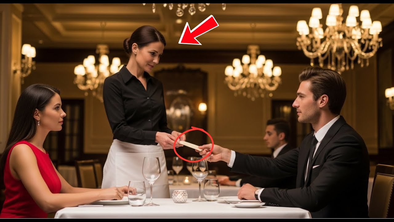 Waitress Hands Billionaire a Note   Hours Later, He Calls Off His $5M Wedding