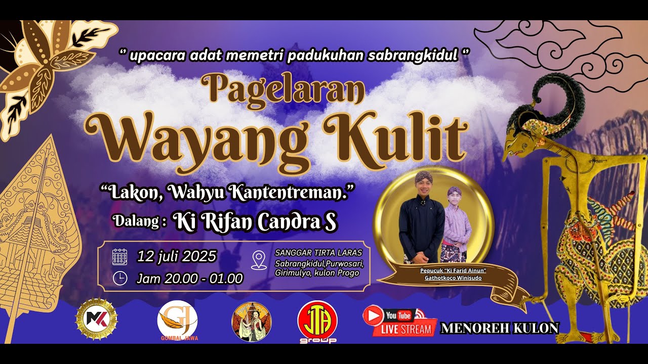 #wayangkulit KI RIFAN CANDRA S // LAKON WAHYU KETENTRAMAN // 12 06 2025