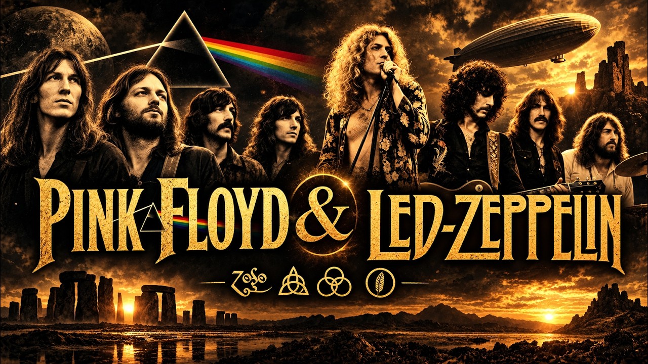 Pink Floyd & Led Zeppelin &ndash; Lost 1975 Progressive Rock Symphony 432Hz 🎸 (Inspired Tribute)