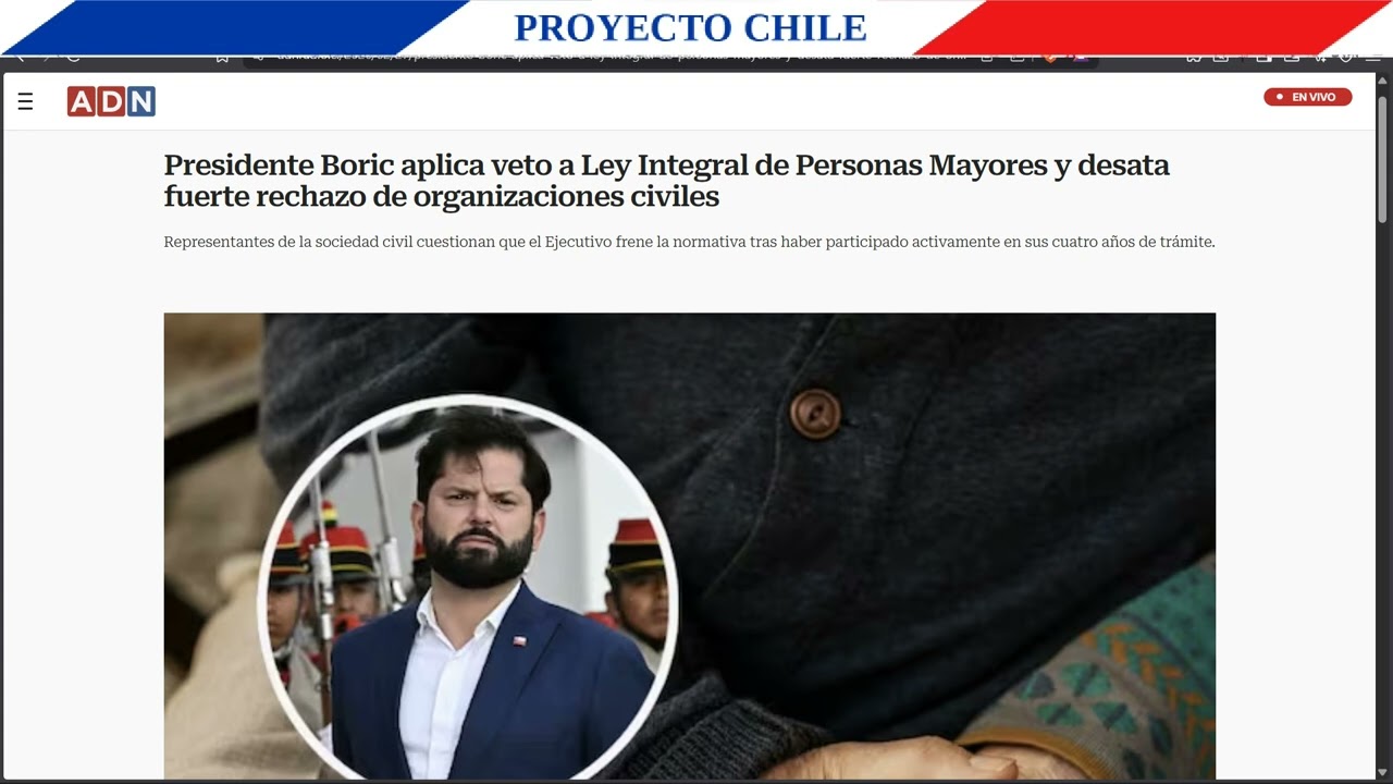Veto de Boric a la Ley integral de Personas Mayores: Cuando la forma importa tanto como el fondo
