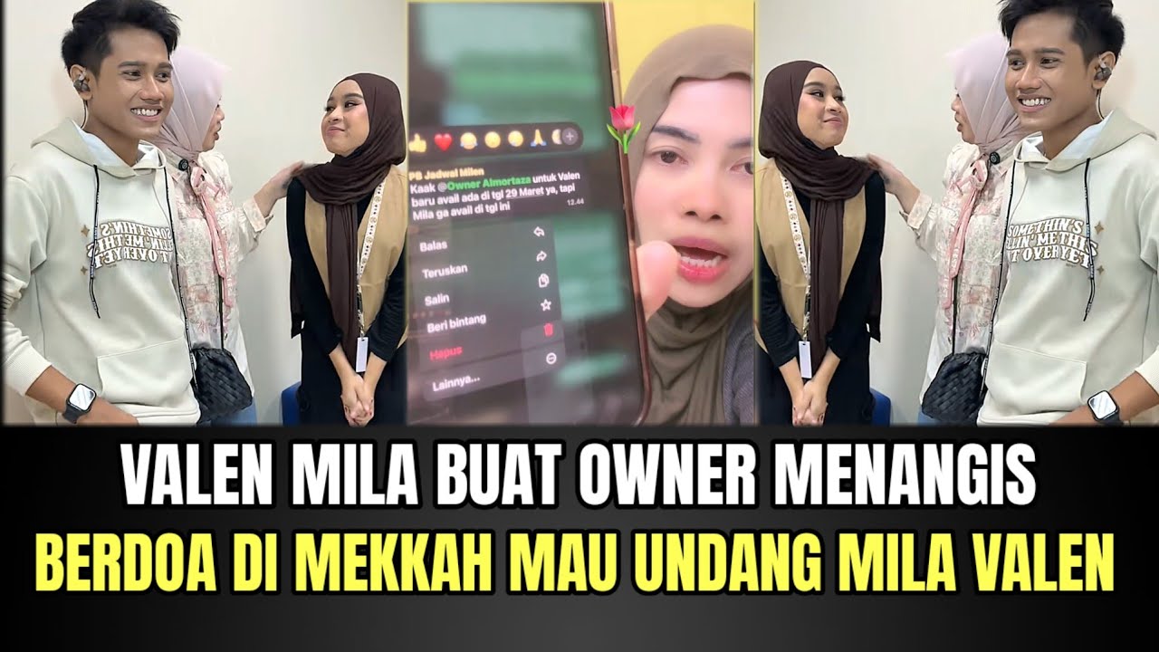 PECAH! Valen Mila Buat Owner Almortaza Menangis, Ber Doa di Mekkah Mau Undang Milen!