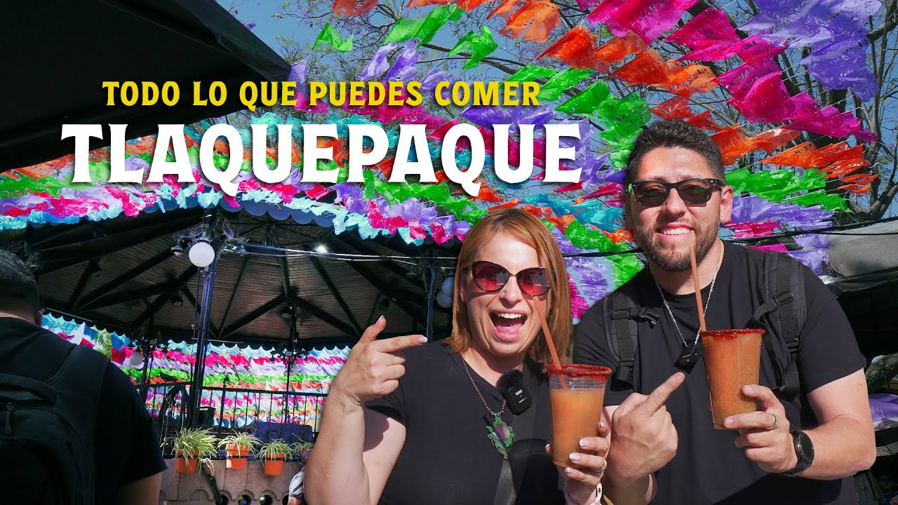 COMIENDO DE TODO 🇲🇽😎 Visitando Tlaquepaque Jalisco y sus puestos