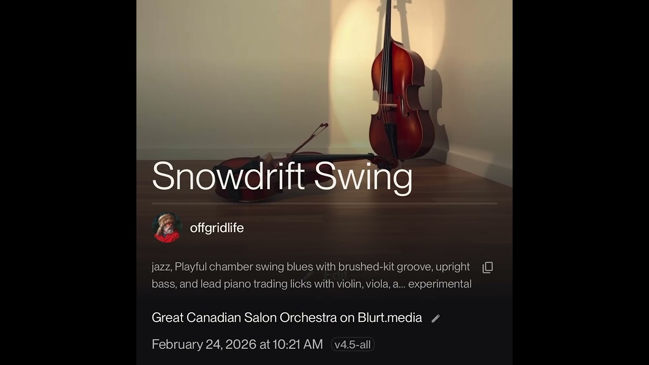 Snowdrift Swing on Blurt.media Radio 