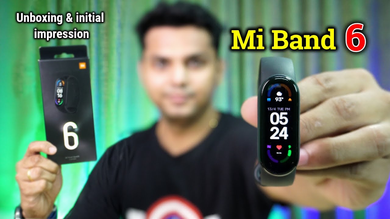 Mi Band 6 Unboxing & initial Impression in INDIA 2021 | SameersReviewRoom