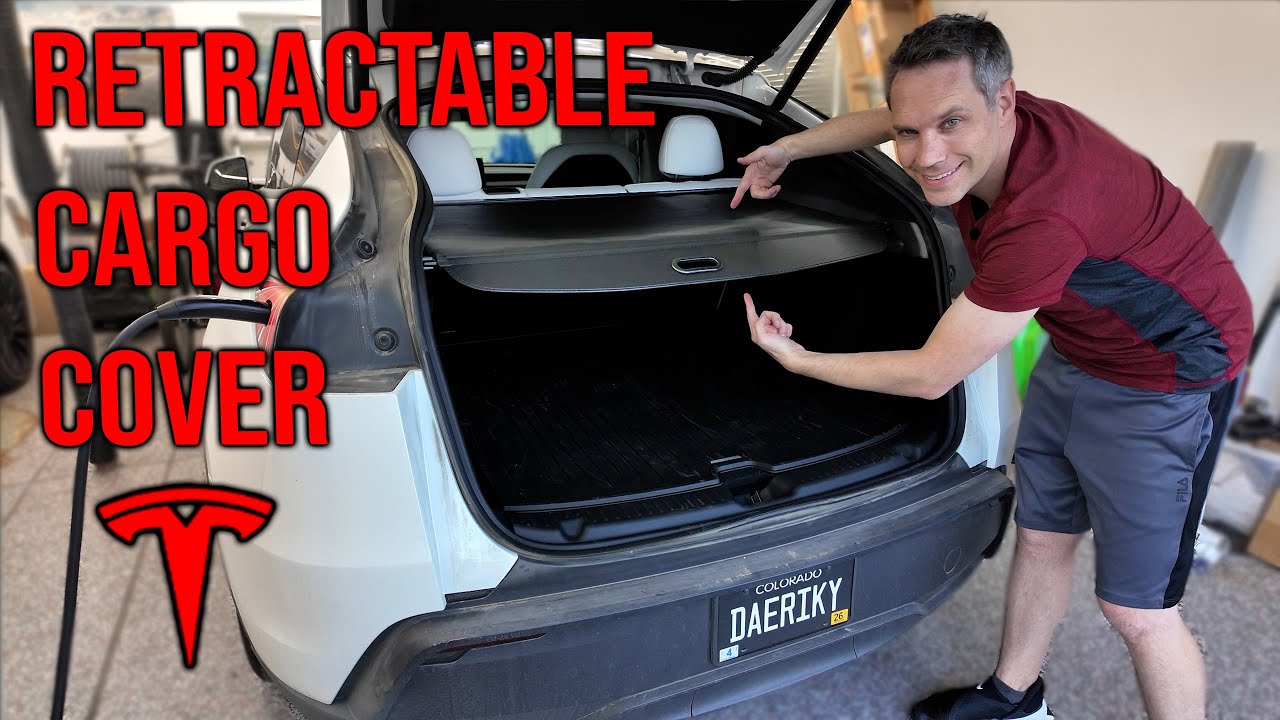 Наконец-то прибыл окончательный вариант чехла для багажника Tesla Model Y!
