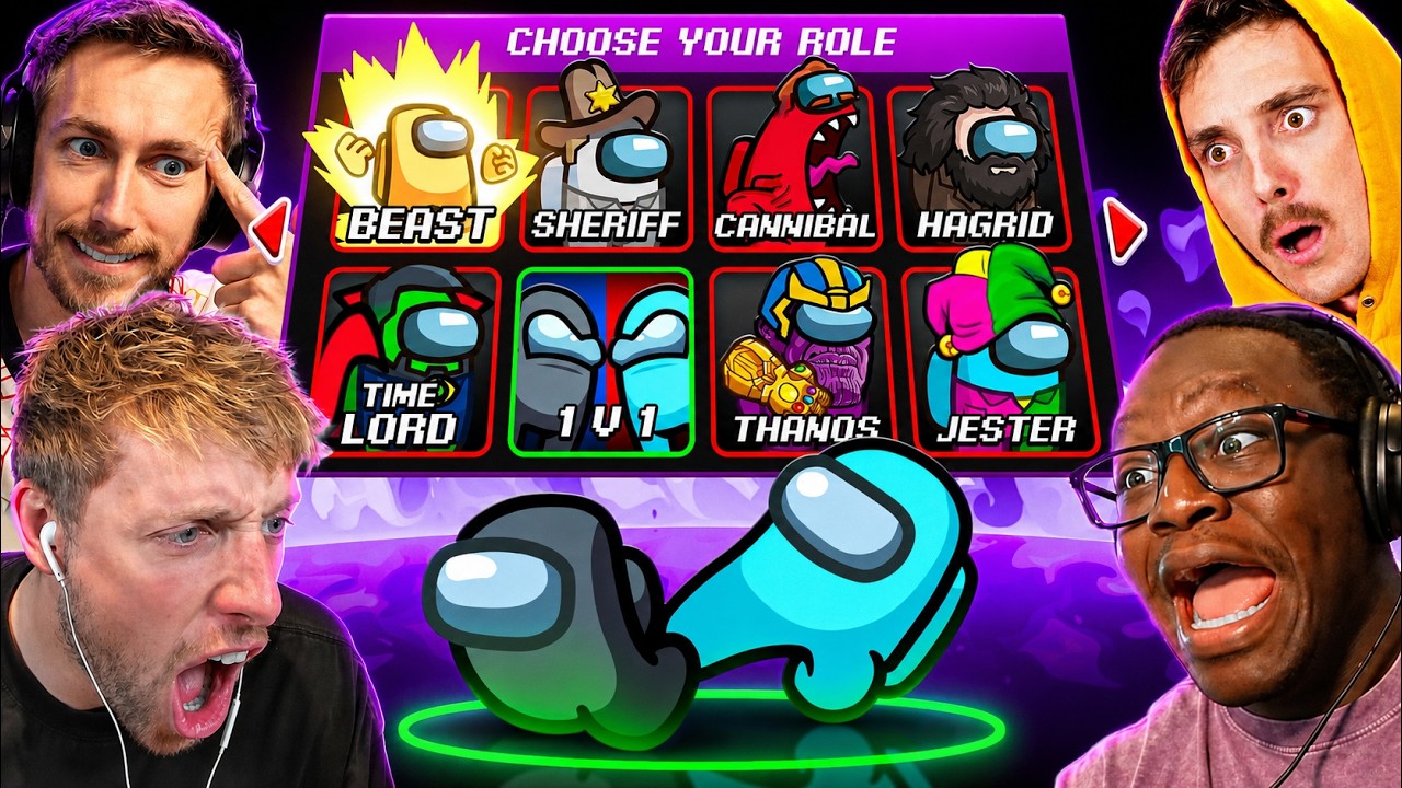 SIDEMEN AMONG US ULTIMATE DRAFT MODE: PICK FROM EVERY ROLE IN THE GAME