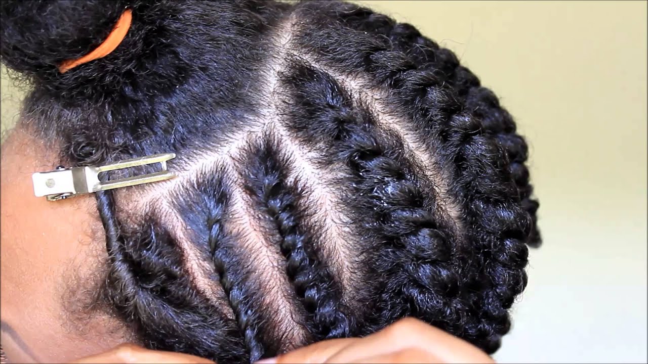 NATURAL HAIR | Flat Twist Out Tutorial (Short Natu