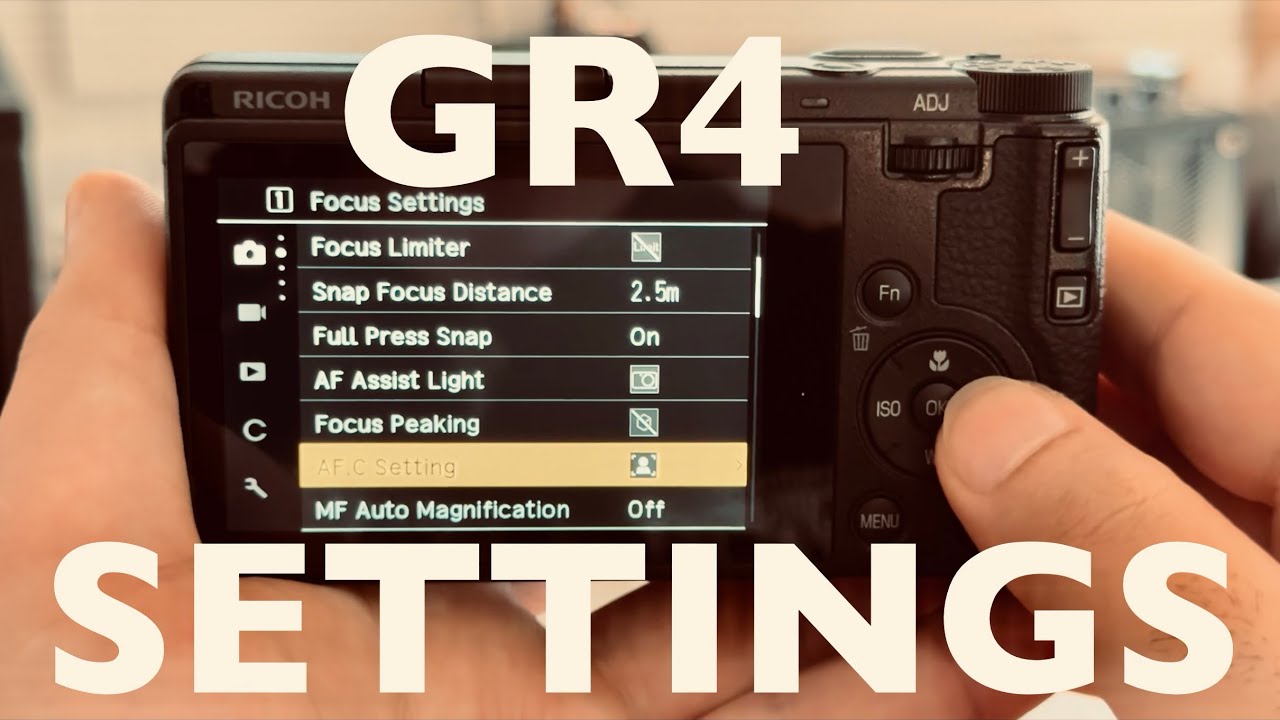 RICOH GR IV — ПОЛНОЕ руководство по настройкам (каждое меню объяснено для реального использования)