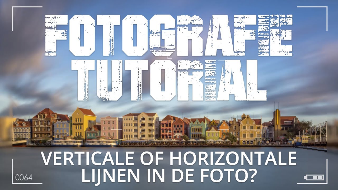 Verticale of diagonale lijnen in een foto?