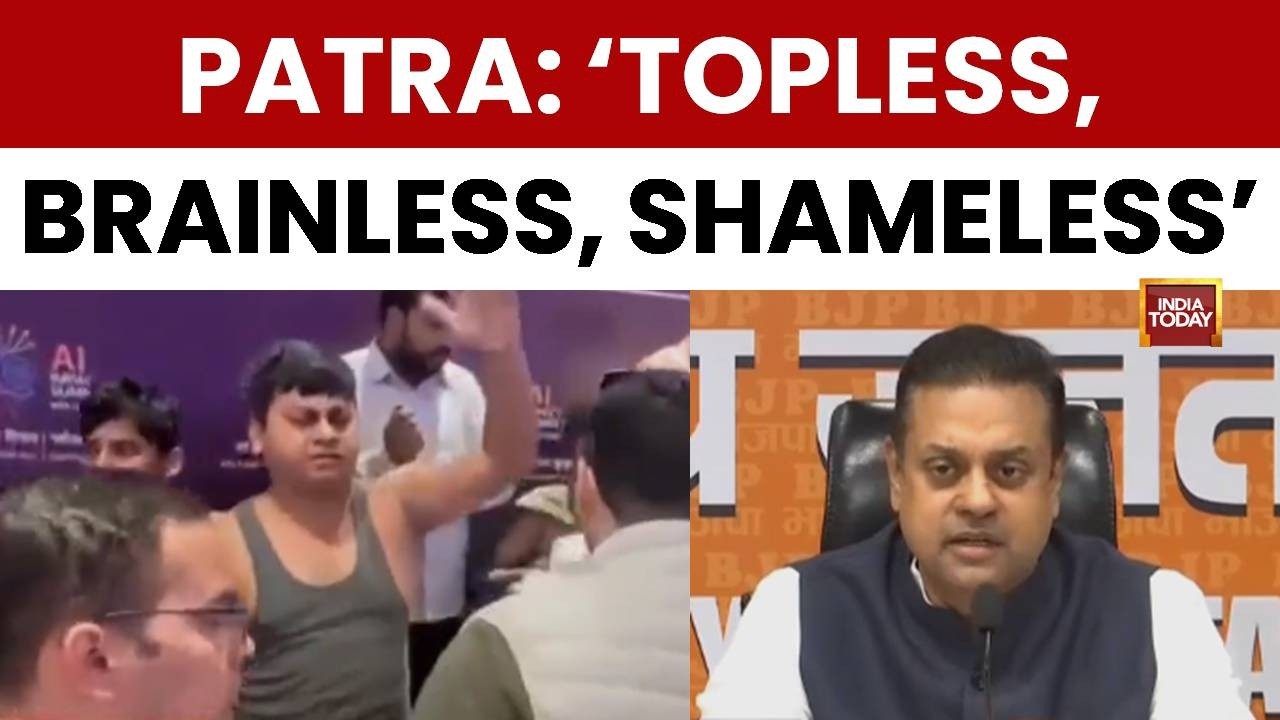 Sambit Patra Slams Congress: 'Topless, Brainless, Shameless' Protest At AI Summit Is Treachery