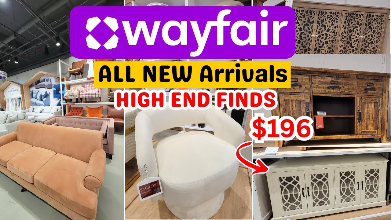 NEW WAYFAIR Furniture And Home Decor Finds | SHOP WITH ME | STORE TOUR