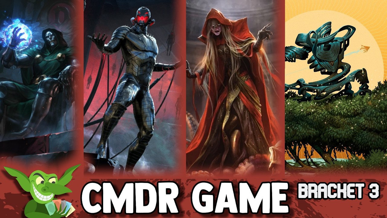 Doctor Doom VS Ultron VS Dihada VS Dyadrine Marvel Commander Gameplay