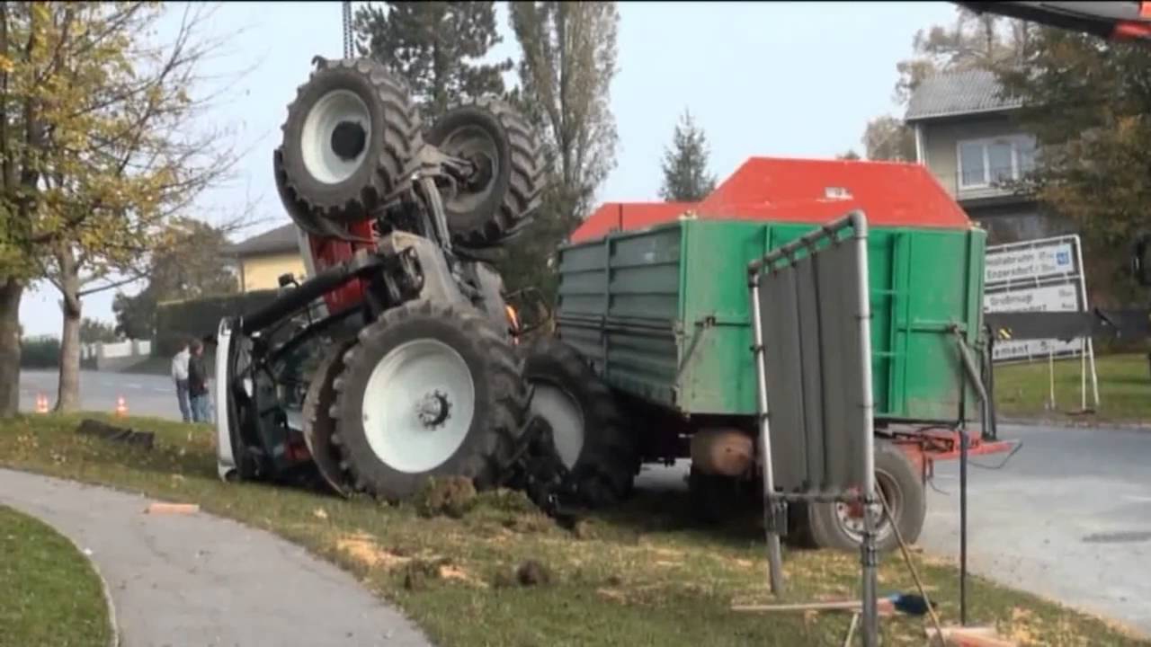 TRAKTOR UNFALL