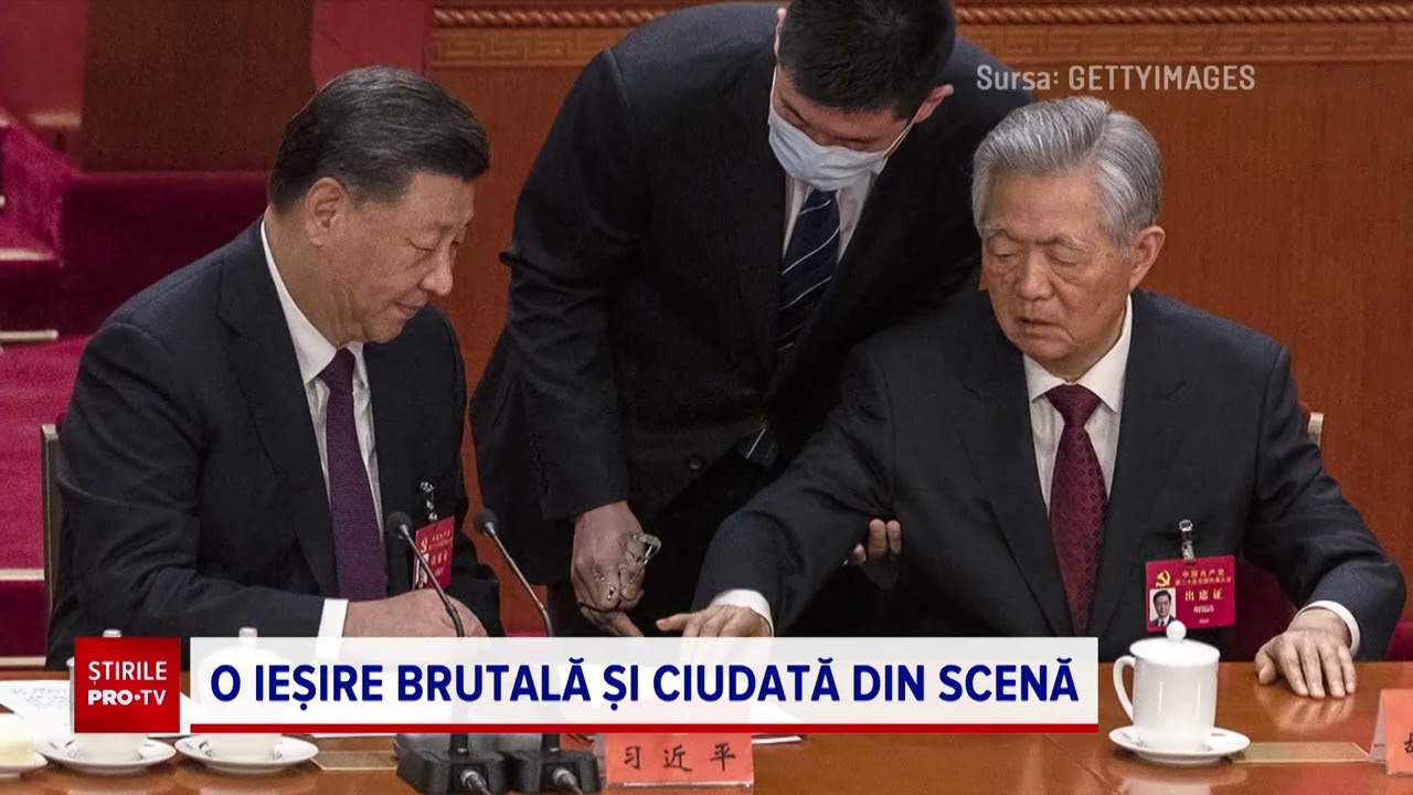 Motivul pentru care fostul președinte chinez a fost dat afară de la congresul Partidului Comunist