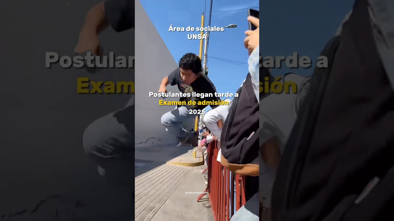 Postulantes llegaron tarde al Ceprunsa Quintos 2025 #universidad #examen #unsa